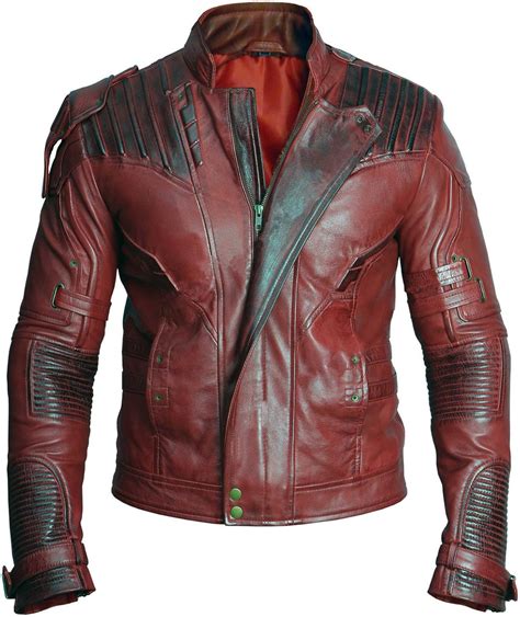 guardians of the galaxy chris pratt replica leather jacket|guardians of galaxy leather jacket.